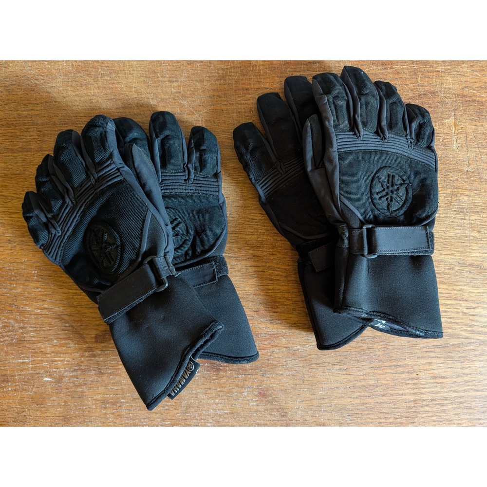 Lot of 2 Pairs Yamaha Motorcycle Riding Gloves Textile Neoprene Padded Knuckle M